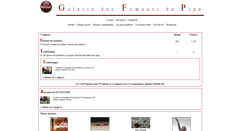 Desktop Screenshot of pipegallery.fumeursdepipe.net