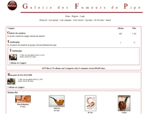 Tablet Screenshot of pipegallery.fumeursdepipe.net